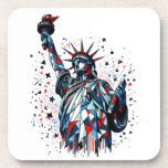 Posavasos Liberty Fragmented – Mosaic Statue of Liberty Art<br><div class="desc">Break the mold of traditional patriotic designs with this bold, artistic rendition of the Statue of Liberty. Crafted in a striking broken-glass mosaic style and painted in red, white, and blue fragments, this centered, transparent-background artwork captures both strength and symbolism. Perfect for 4th of July posters, statement t-shirts, or elegant...</div>