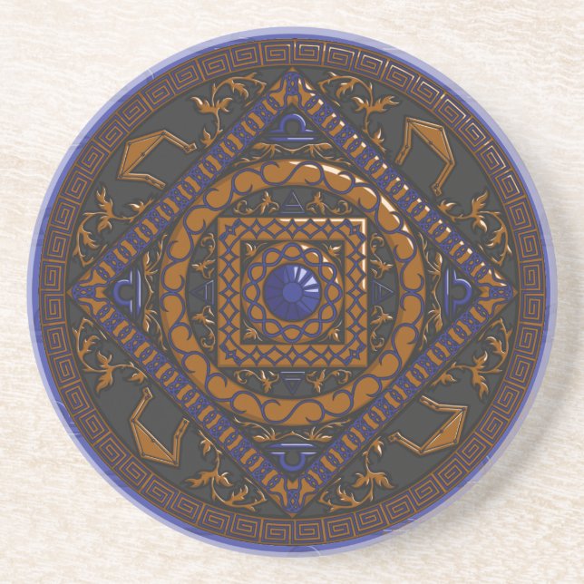 Posavasos Libra Mandala Coaster (Frente)
