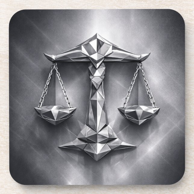 Posavasos libra zodiac sign (Frente)