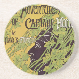 Posavasos Libro Antiguo Art Nouveau, Aventuras del Capitán H