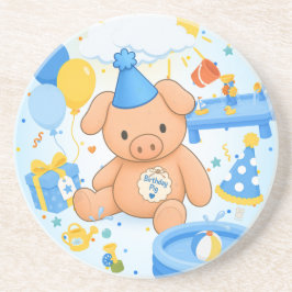 Posavasos ¡Libro ilustrado de Hamhock Coaster de Piedra Spla