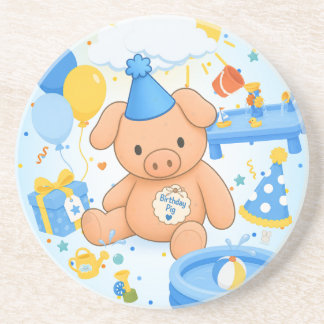 Posavasos ¡Libro ilustrado de Hamhock Coaster de Piedra Spla