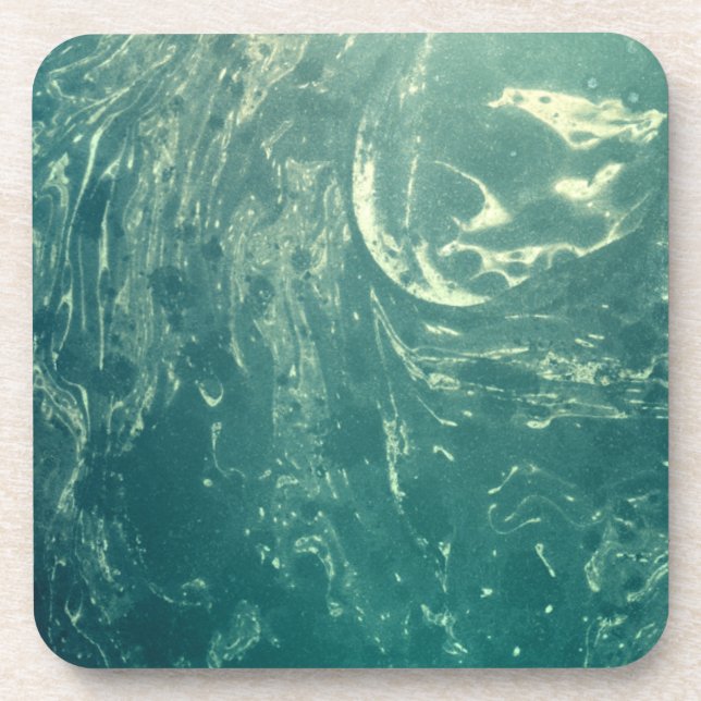 Posavasos Libro Psicodélico Verde (Frente)