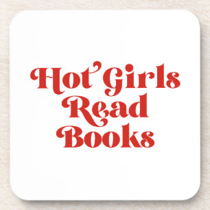 Posavasos Libros de lectura de Chicas calientes