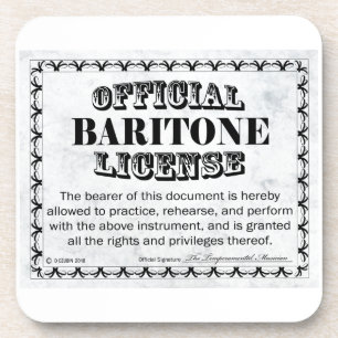 Posavasos Licencia Baritone