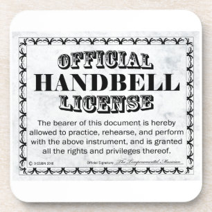 Posavasos Licencia de Handbell