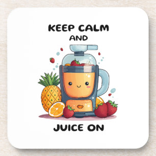 Posavasos Licuadora de Frutas Mantén la Calma y Licúa Salud