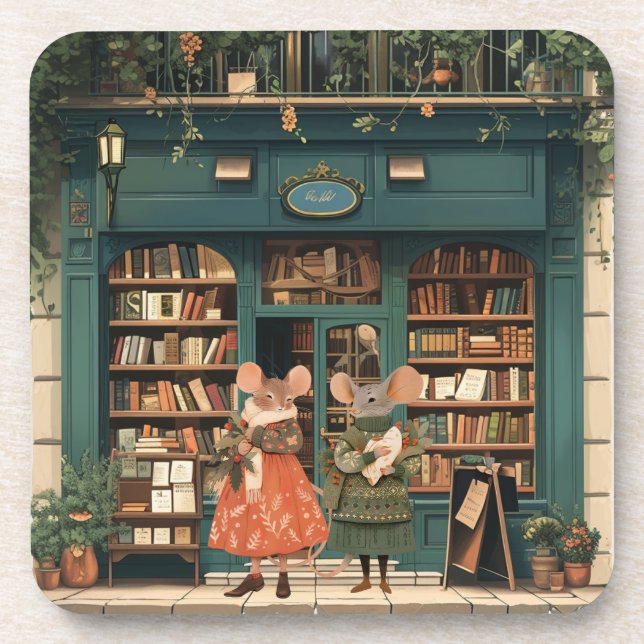 Posavasos Life in Mice Town - Ms. Otis & Ms. Luna (Frente)