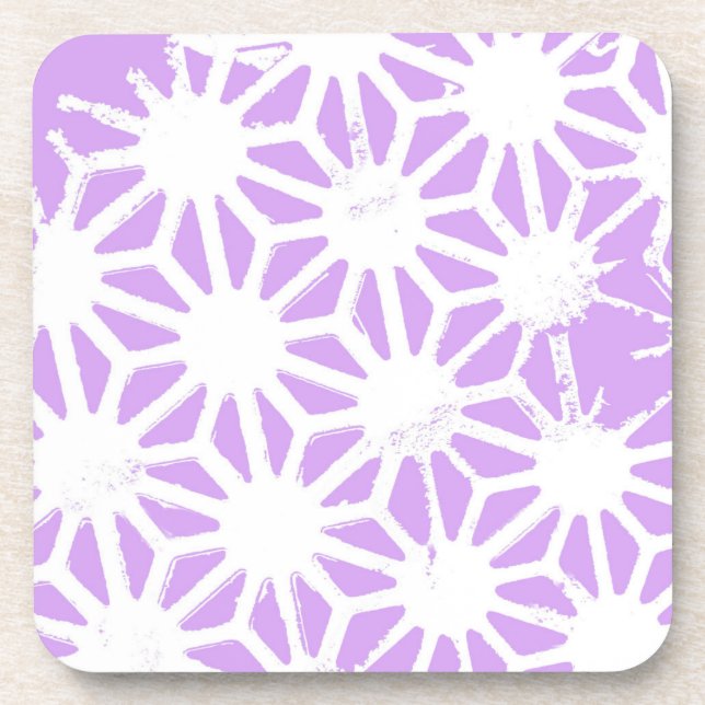 Posavasos Lilac geometric pattern (Frente)