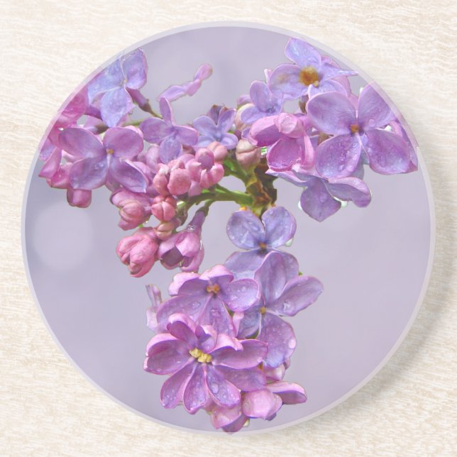 Posavasos Lilacs en primavera (Frente)