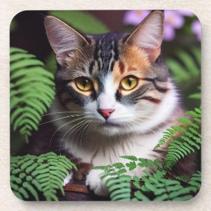 Posavasos Lilah el Tortoiseshell: un gato bello