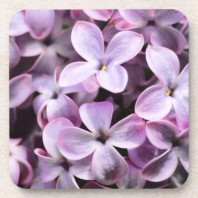 Posavasos Lilas bonitas (Frente)