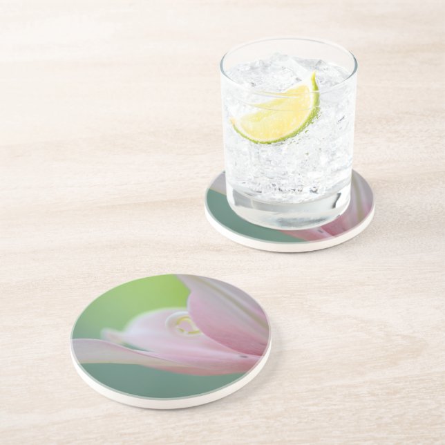 Posavasos Lily rosa de Shirley Taylor (Lado)