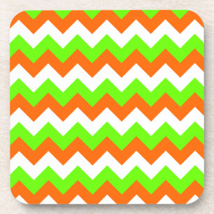 Posavasos Lima Verde Blanco Zigzag