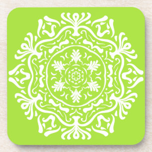 Posavasos Lime Mandala