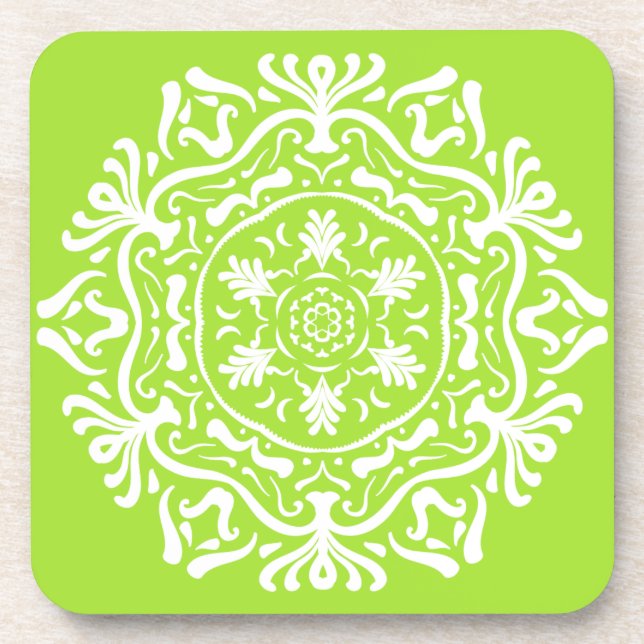 Posavasos Lime Mandala (Frente)