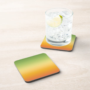 Posavasos Lime Ombre Naranja de gradiente tropical de verano