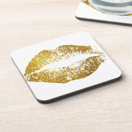 Posavasos Límites de Purpurina de oro #2