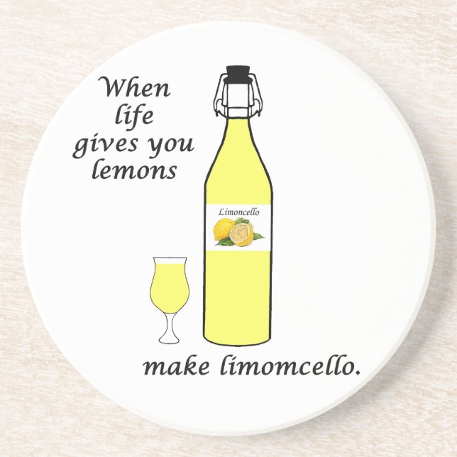 Posavasos Limones a Limoncello (Frente)