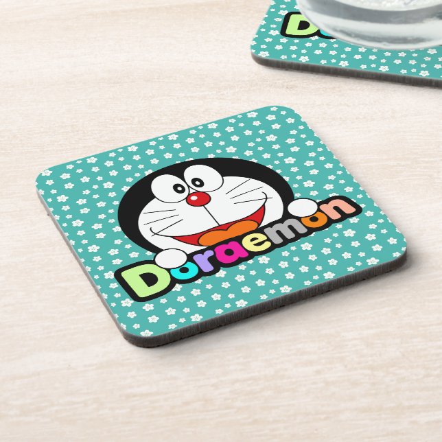 Posavasos Lindo Doraemon Anime Kawaii Negro (Lado Izquierdo)