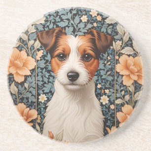Posavasos Lindo Jack Russell Terrier Inspirado en William Mo