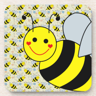 Posavasos Lindo manosee la abeja