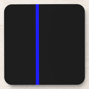 Posavasos Línea azul fina prácticos de costa