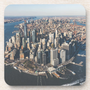 Posavasos Línea costera   Manhattan, Nueva York