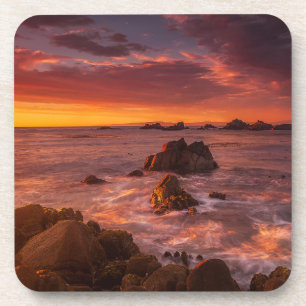 Posavasos Línea costera   Sunset Pacific Grove Carmel Califo