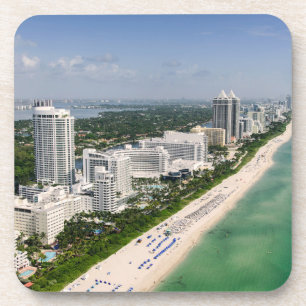 Posavasos Línea costera   Urban Beach, Miami, Florida