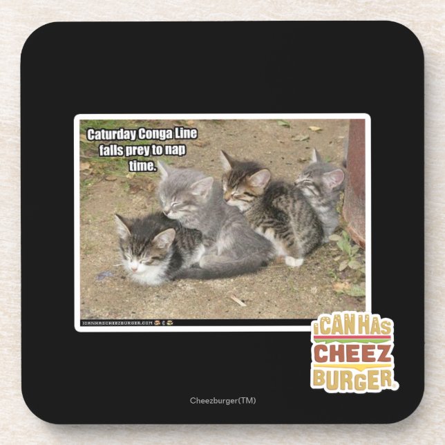 Posavasos Línea de Conga de Caturday (Frente)