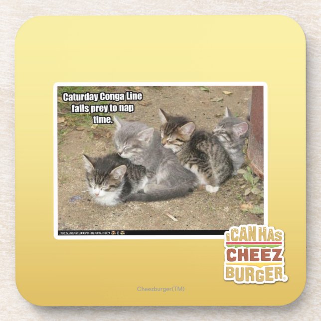 Posavasos Línea de Conga de Caturday (Frente)