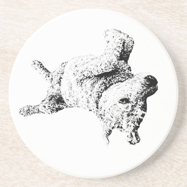 Posavasos Líneas relajadas de humor (Frente)