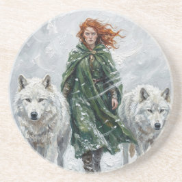 Posavasos Linterna de paloma de paz radiante Imbolc campanil