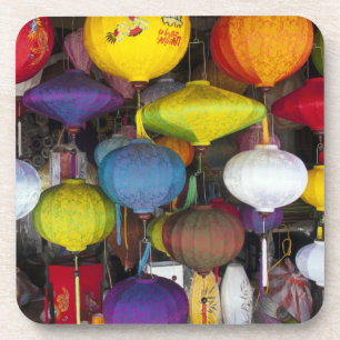 Posavasos Linternas vietnamitas coloridas