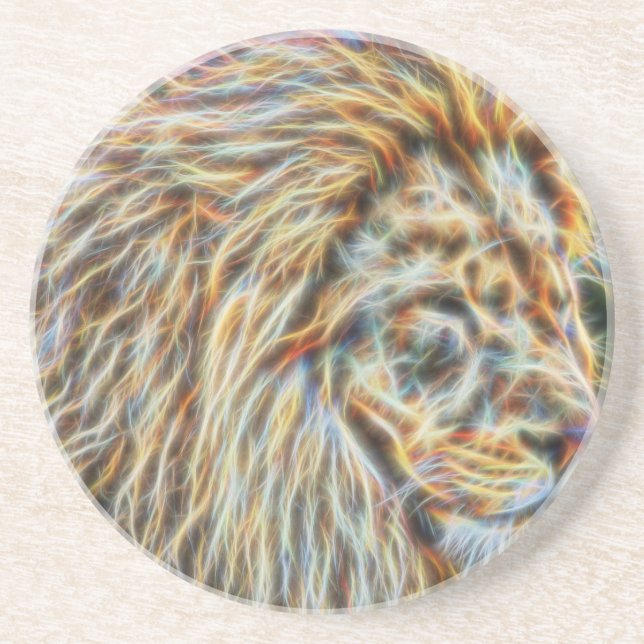 Posavasos Lión fractal (Frente)