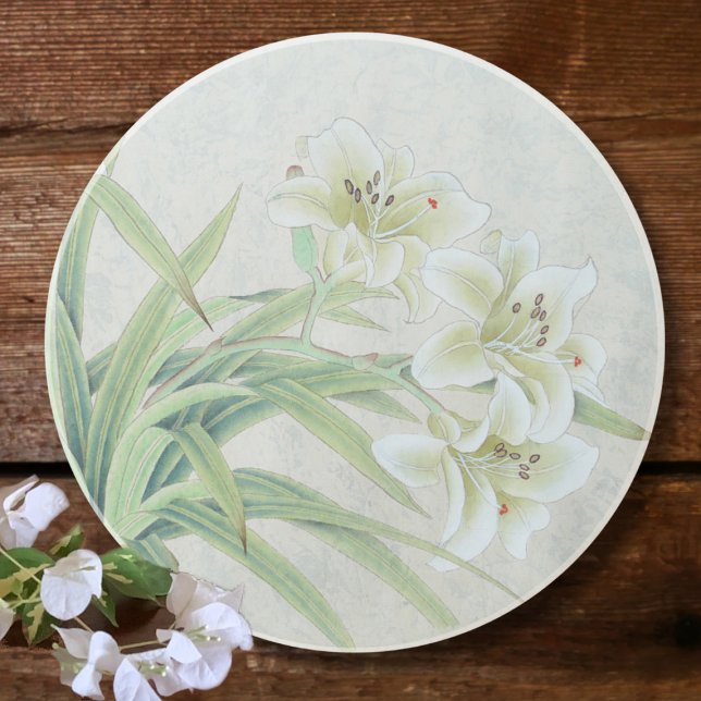 Posavasos Lirio blanco (Subido por el creador)
