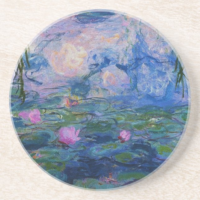 Posavasos Lirio de agua de Monet, Trivet, Pascua (Frente)