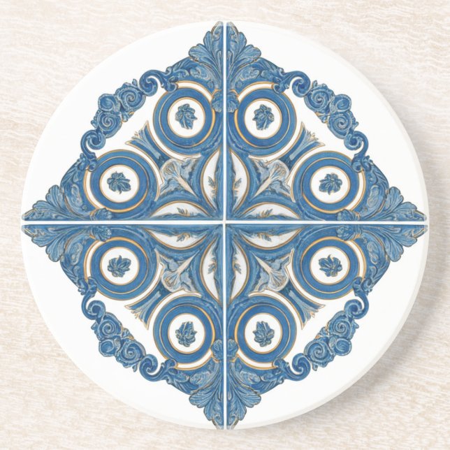 Posavasos Lisboa Portugal Azulejos Tile Design (Frente)