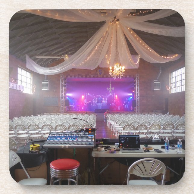 Posavasos Listo para un concierto (Frente)