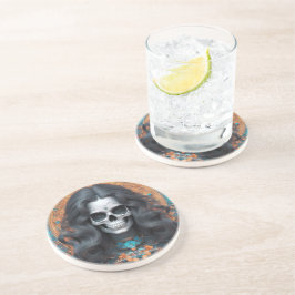 Posavasos LITE Memento Mori Femme Skull Round