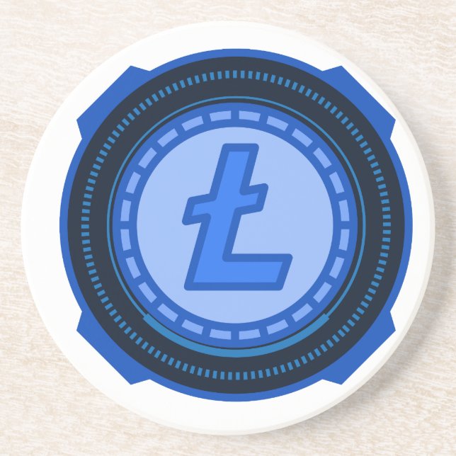 POSAVASOS LITECOIN DE CRIPTOCURRENCIA (Frente)