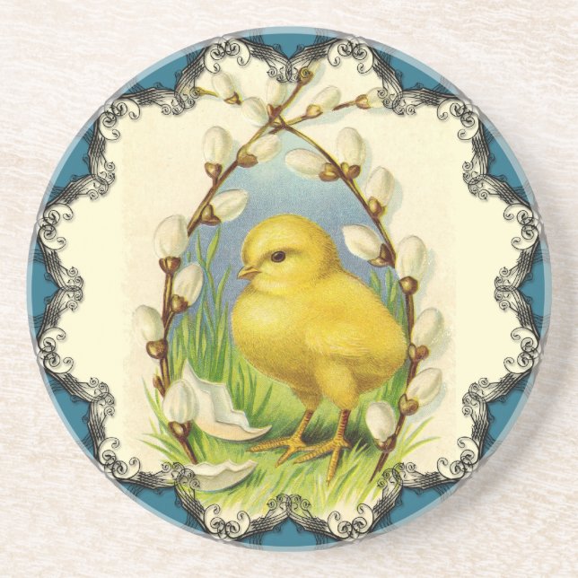 Posavasos Little Chick Vintage Coaster (Frente)
