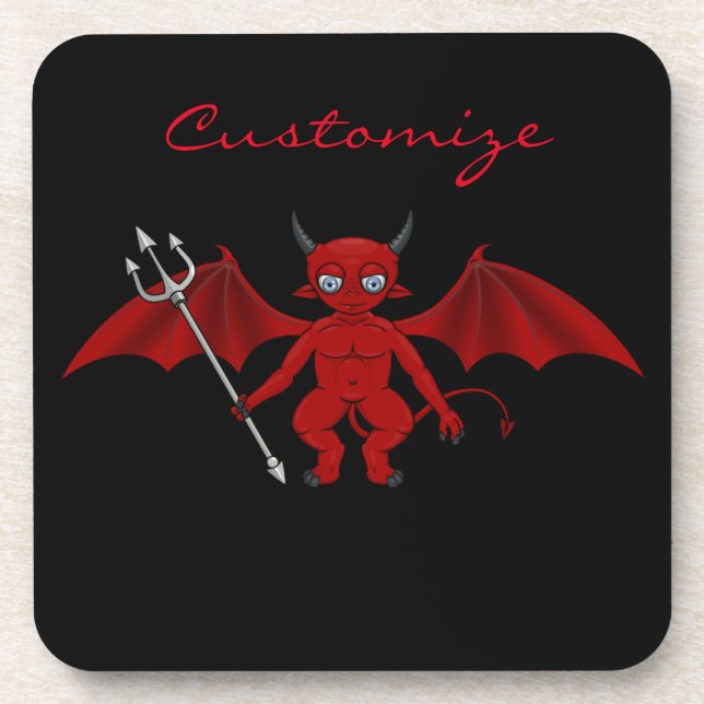 Posavasos Little Red Devil Thunder_Cove (Frente)