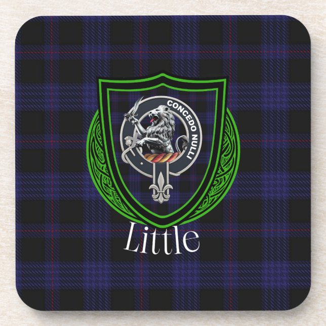 Posavasos Little Scottish Clan Tartan & Crest (Frente)