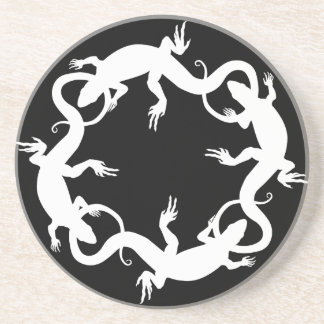 Posavasos Lizard Coasters Reptiles Art Decor Lizard Regalos