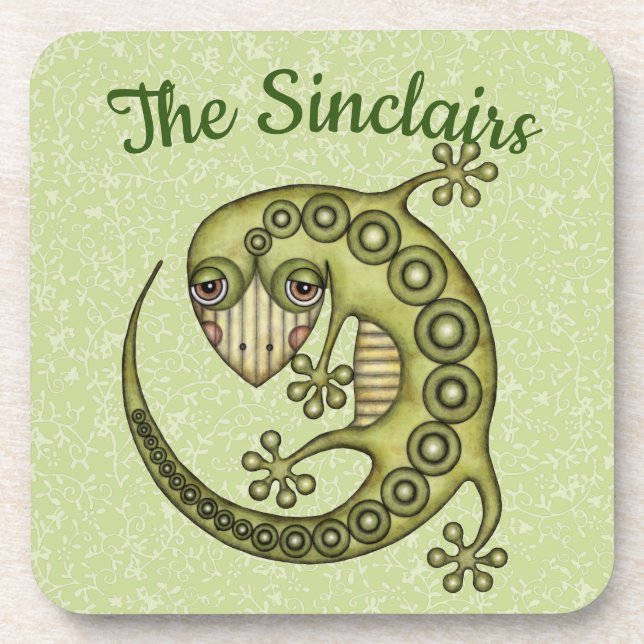 Posavasos Lizard verde (Frente)