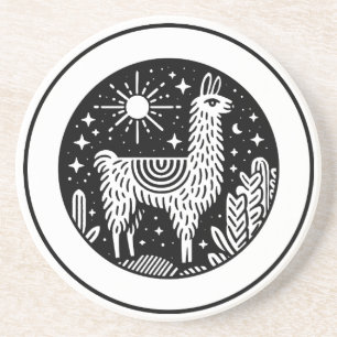 Posavasos Llama