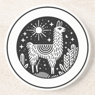 Posavasos Llama