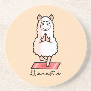 Posavasos Llama de yoga - Llamada